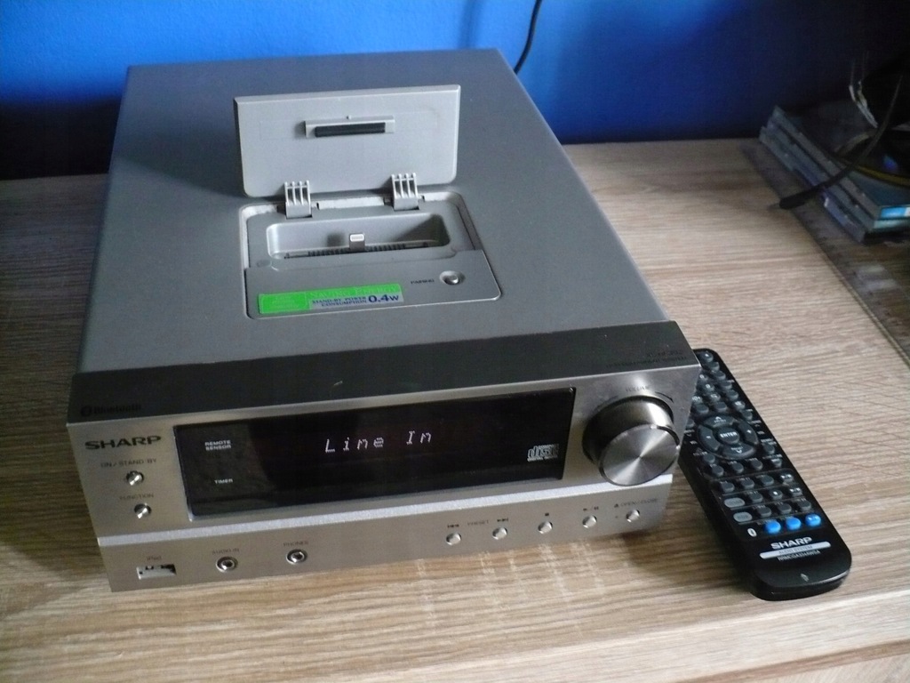 Mini wieża Sharp XL-HF302PH wada