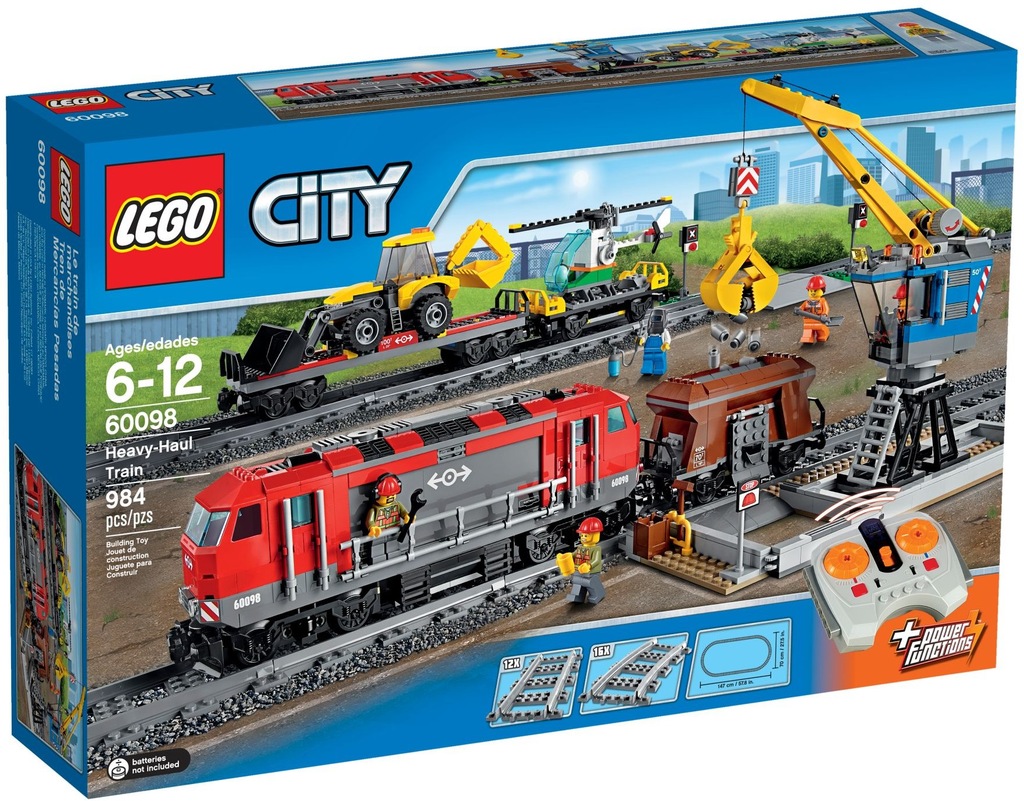 LEGO CITI Czerwony Pociąg Towarowy  60098