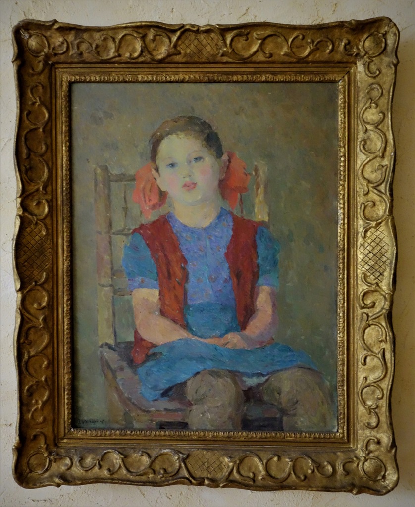 DZIEWCZYNKA Z KOKARDAMI - JÓZEFA WNUKOWA - 1946