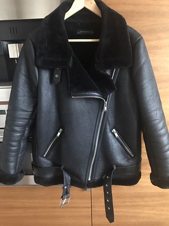 ZARA kurtka motocyklowa zimowa