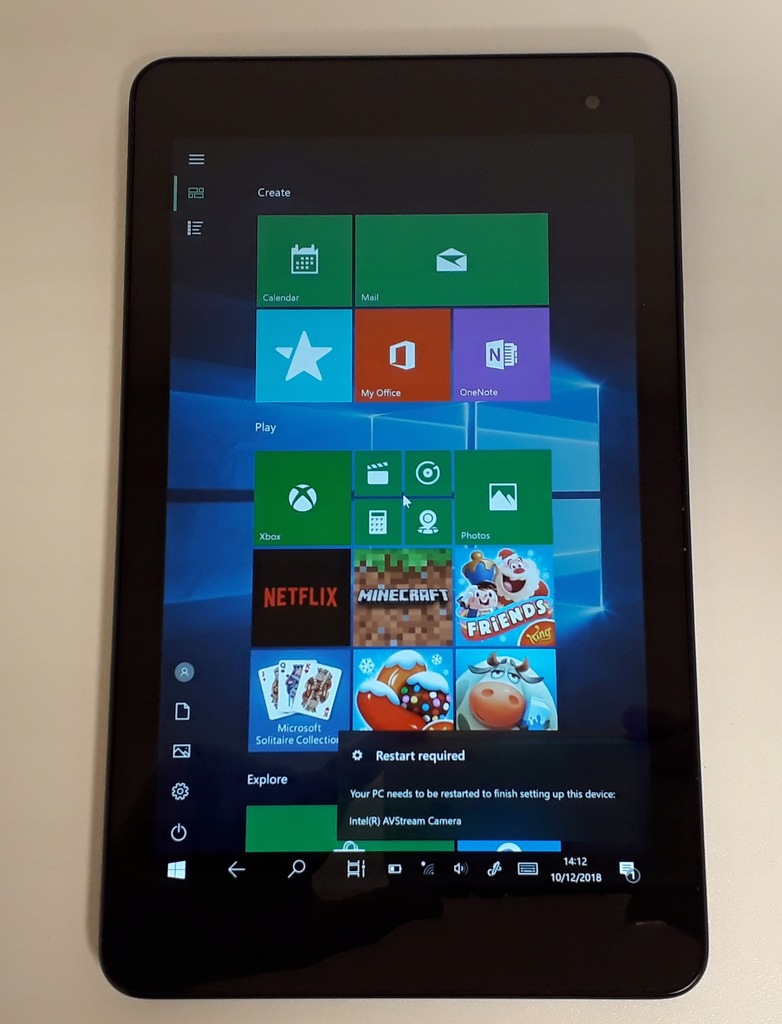Tablet DELL VENUE 8 PRO 5855 + Windows 10 7737064303 oficjalne