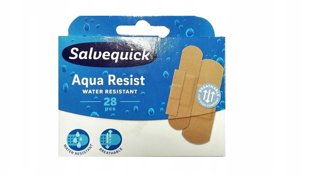 Salvequick Plastry Aqua Resist wodoodporne