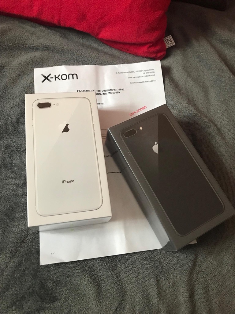 IPHONE 8 PLUS 64GB NOWY FOLIA FAKTURA X-kom