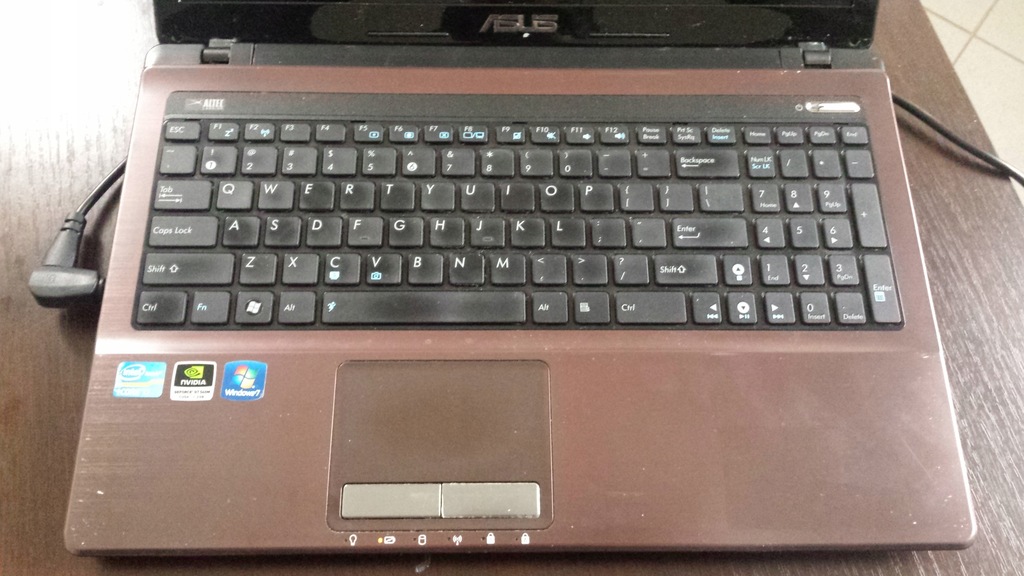 Używany Laptop Asus K53S i7 QUAD GT540 1PLN BCM