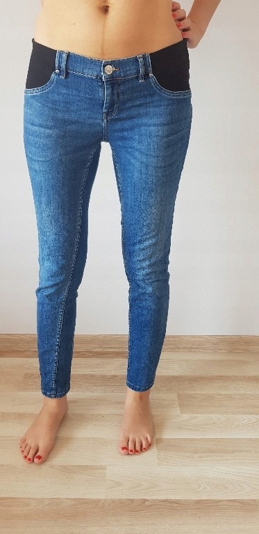 spodnie ciążowe Zara 38 jeansy