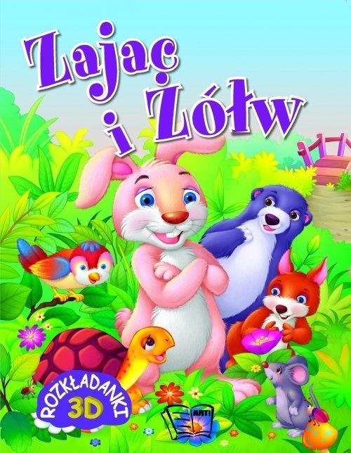 Zając Żółw Rozkładanki 3D opowiadanie bajka dzieci