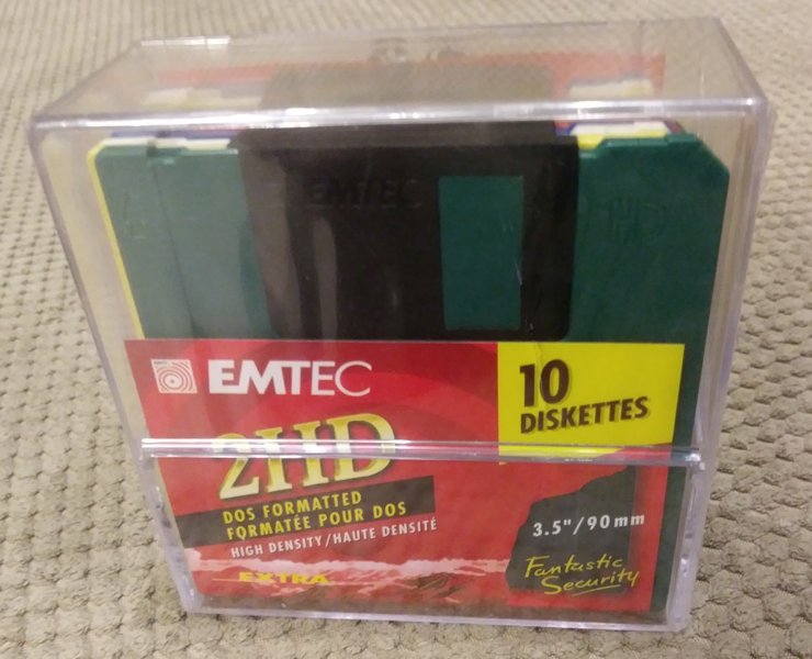 EMTEC 2HD 3,5'' Dyskietki opakowanie 10 szt.