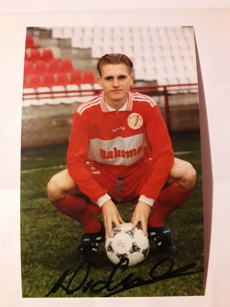 Artur Wichniarek, Widzew, zdjęcie z autografem