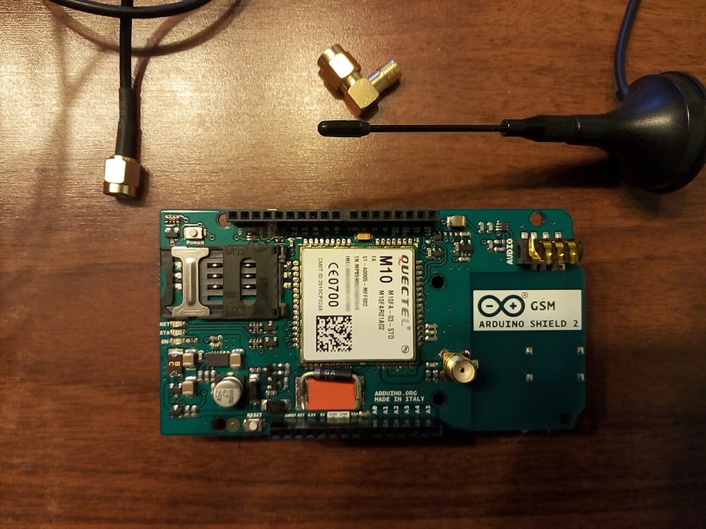 Arduino GSM Shield 2 ORYGINALNY z anteną ZESTAW