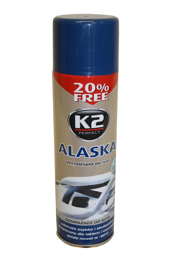 K2 ALASKA Odmrażacz do szyb spray 500ml