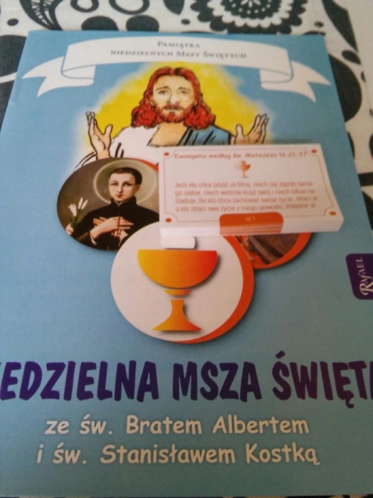 Pamiatka Niedzielnych Mszy Swietych+ 46 naklejek