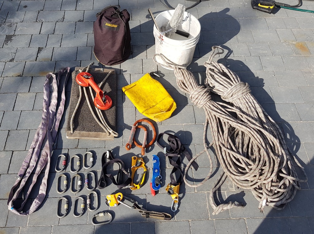 Sprzęt alpinistyczny, do prac na wysokości Komplet