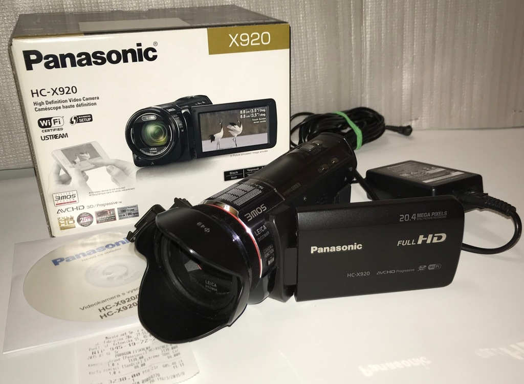 Używana kamera Panasonic HC-X920 Full HD