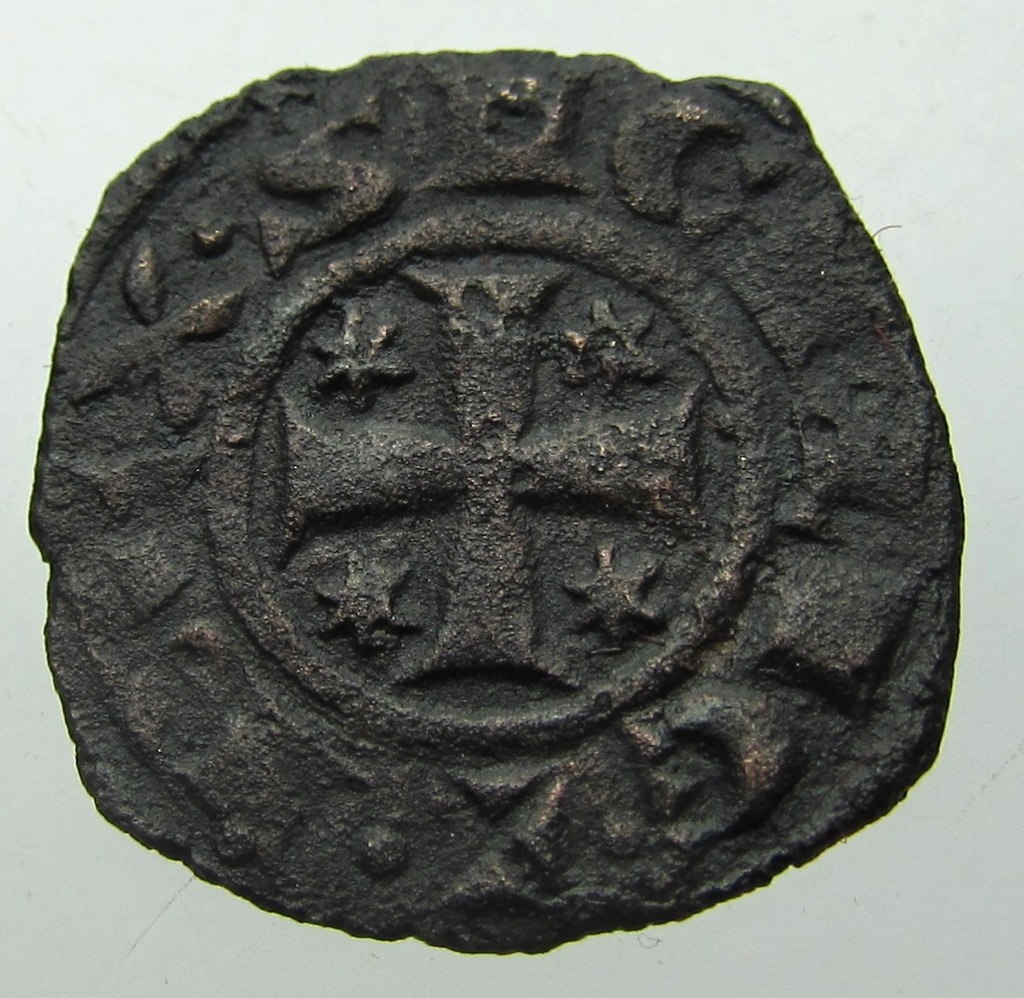 Włochy Ancona Denar 1300-1400 r.