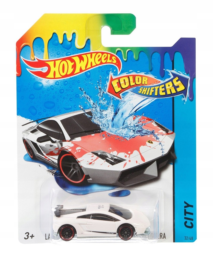 HOT WHEELS AUTO ZMIENIAJĄCE KOLOR LAMBORGHINI