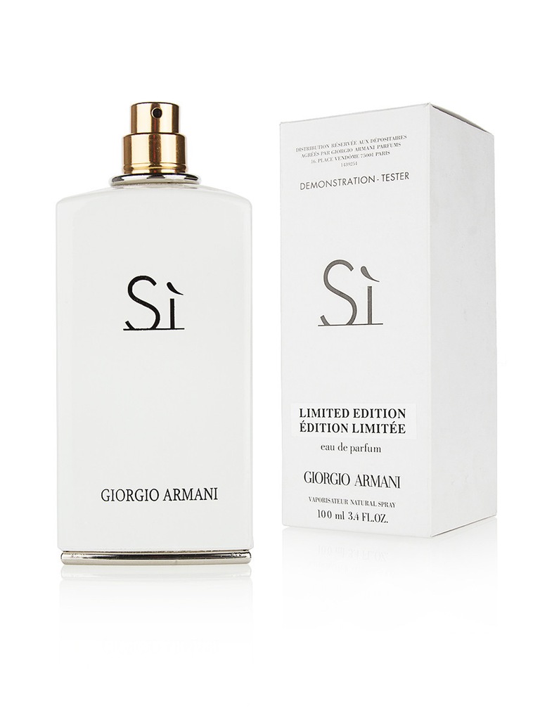 armani si white limited edition