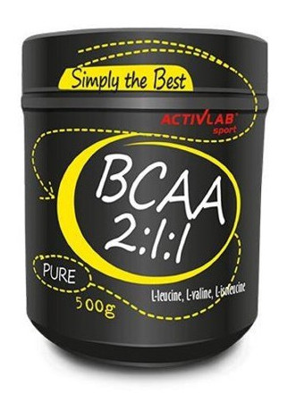 ACTIVLAB STB BCAA 2:1:1 500g PURE AMINOKWASY MOCNE