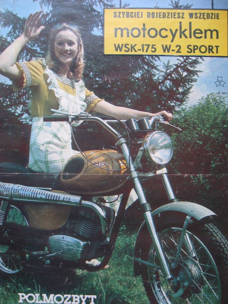 MOTOR Motor WSK-175 Sport Reklama POLMO 1976