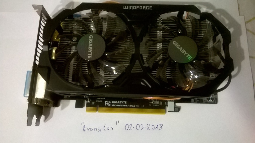 karta graficzna GTX 660 3 Gb