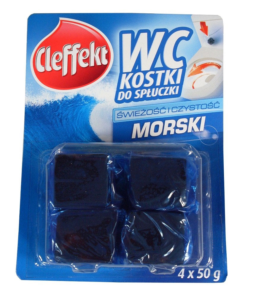 4 KOSTKI KRĄŻKI DO WC SPŁUCZKI BARWIĄCE WODĘ XL W5