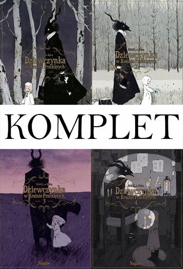 DZIEWCZYNKA W KRAINIE PRZEKLĘTYCH 1-4 KOMPLET NOWY