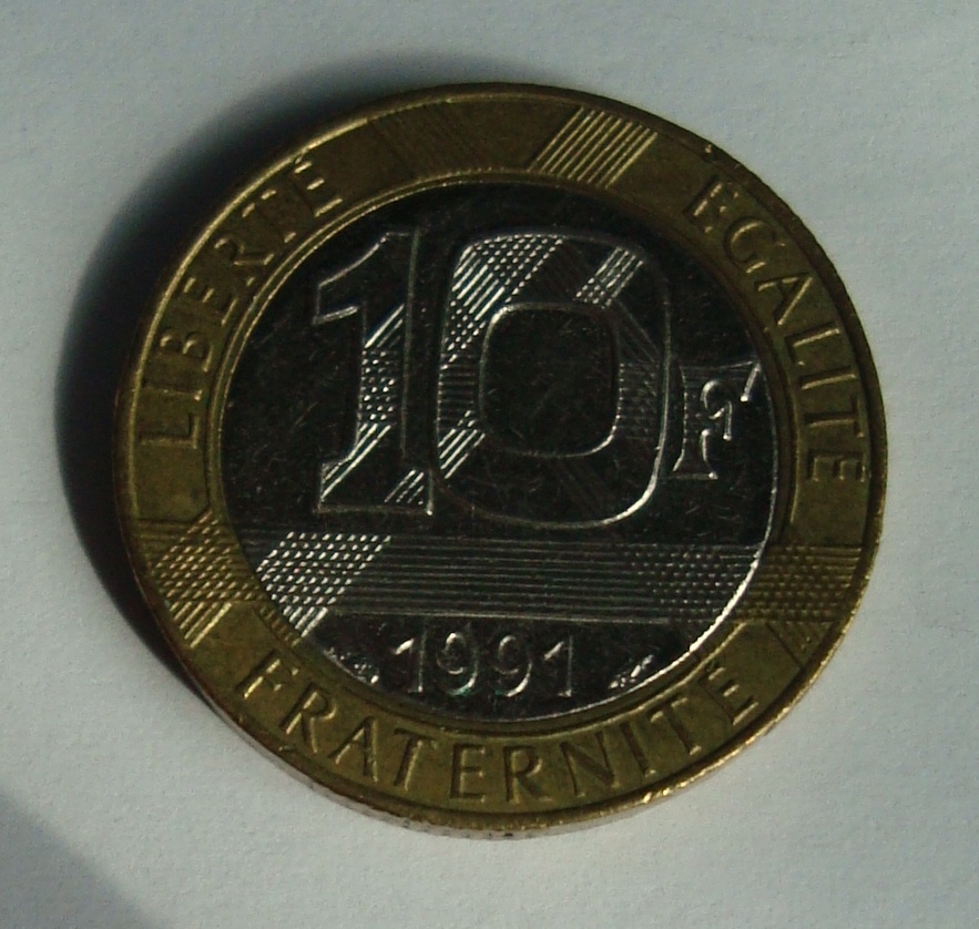 Moneta    10 franków Francja 1991 rok
