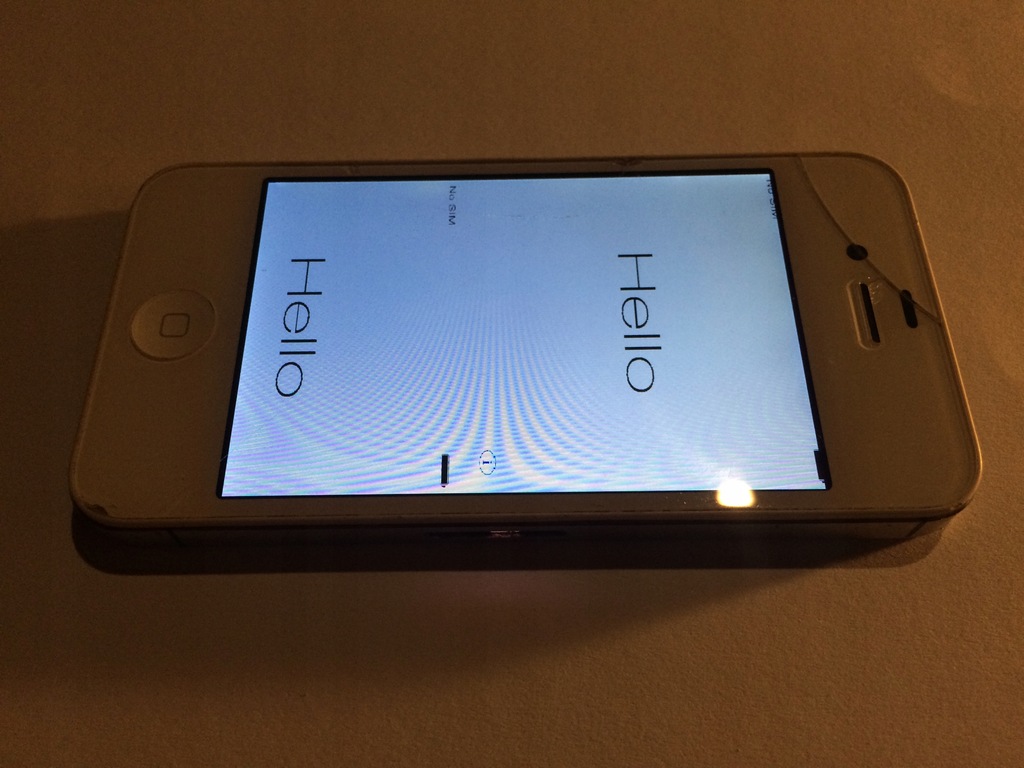 iPhone 4 S 16 GB uszkodzony