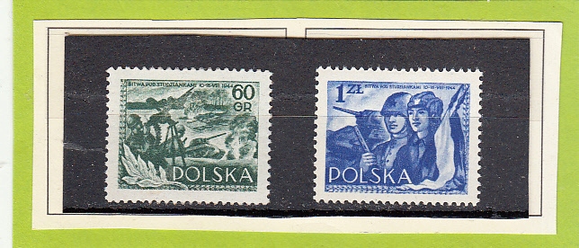 POLSKA,FI- 726-727 ** BITWA POD STUDZIANKAMI