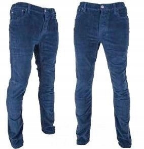 ADIDAS ORIGINALS spodnie SLIM FIT sztruks- W33_L34