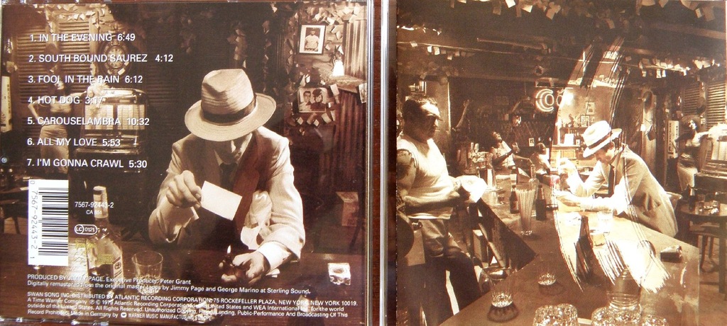 LED ZEPPELIN - IN THROUGH THE OUT DOOR - CD - 7295632862 ...