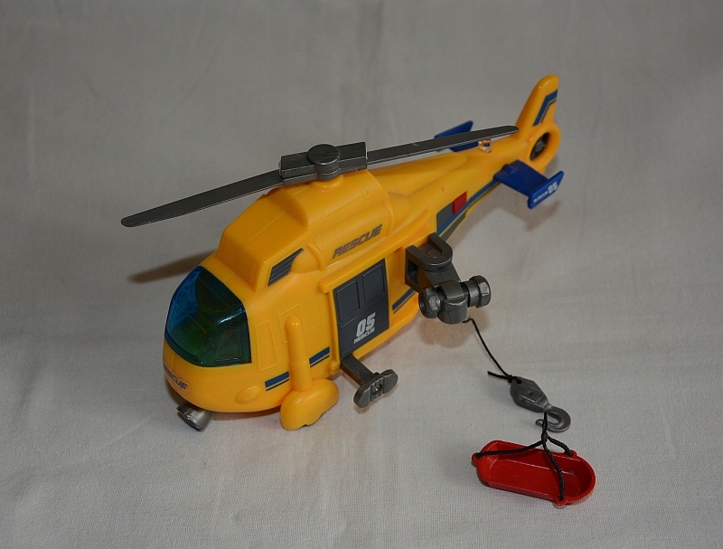 Helikopter ratunkowy ŚWIATŁO DŹWIĘK WCIĄGARKA