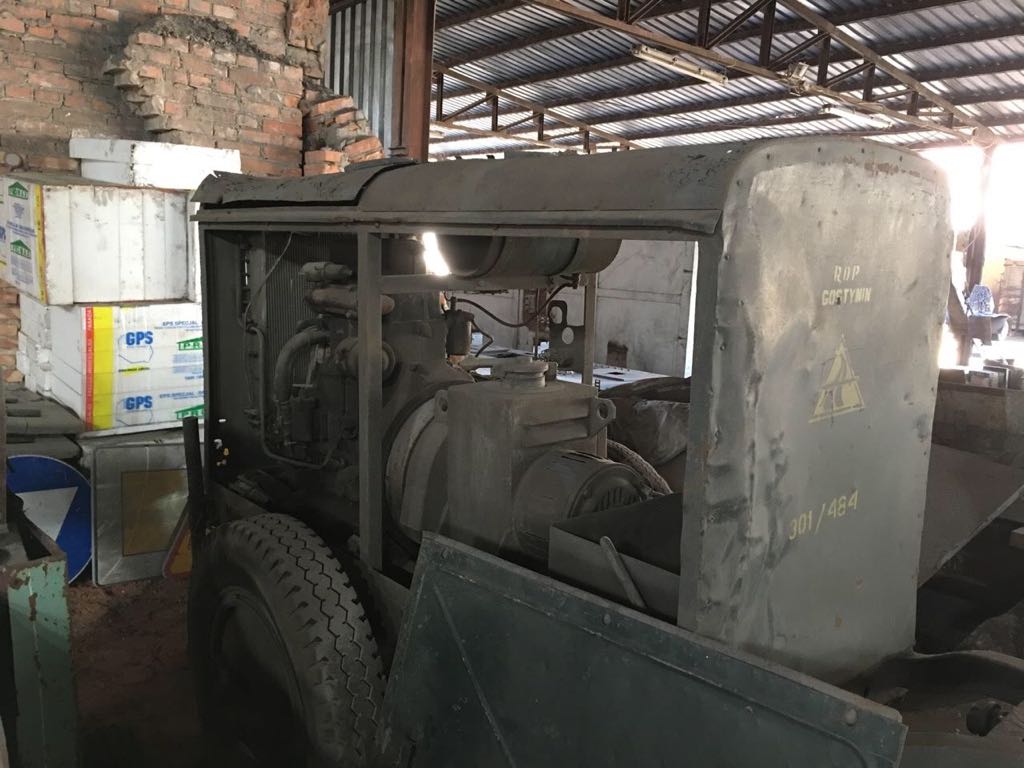 Spawarka wirowa diesel na kołach silnik sprawna