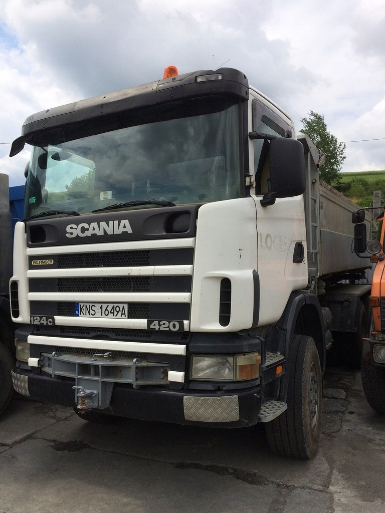 SCANIA 124c 420 6x6 wywrotka, ciągnik siodłowy