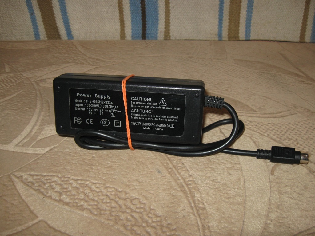 ZASILACZ JHS-Q05/12-S334 6 PINOWY 12V-2A / 5V-2A