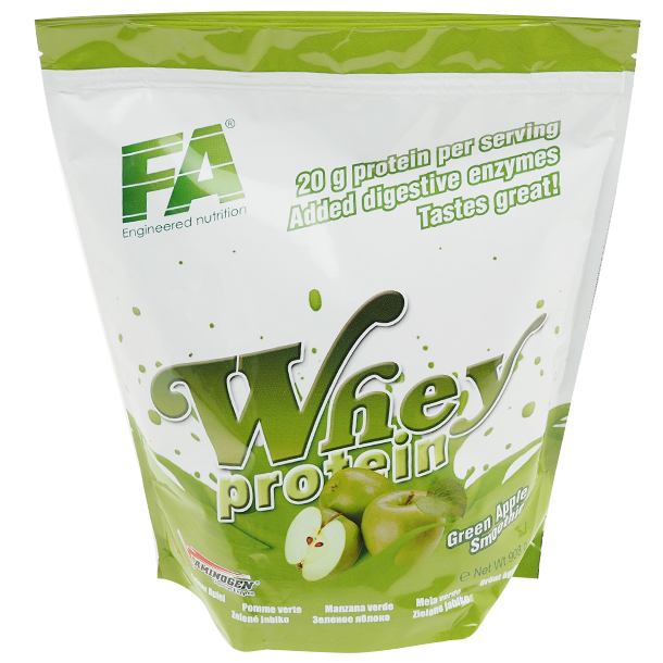Fitness Authority Whey Protein 908g białko jabłko