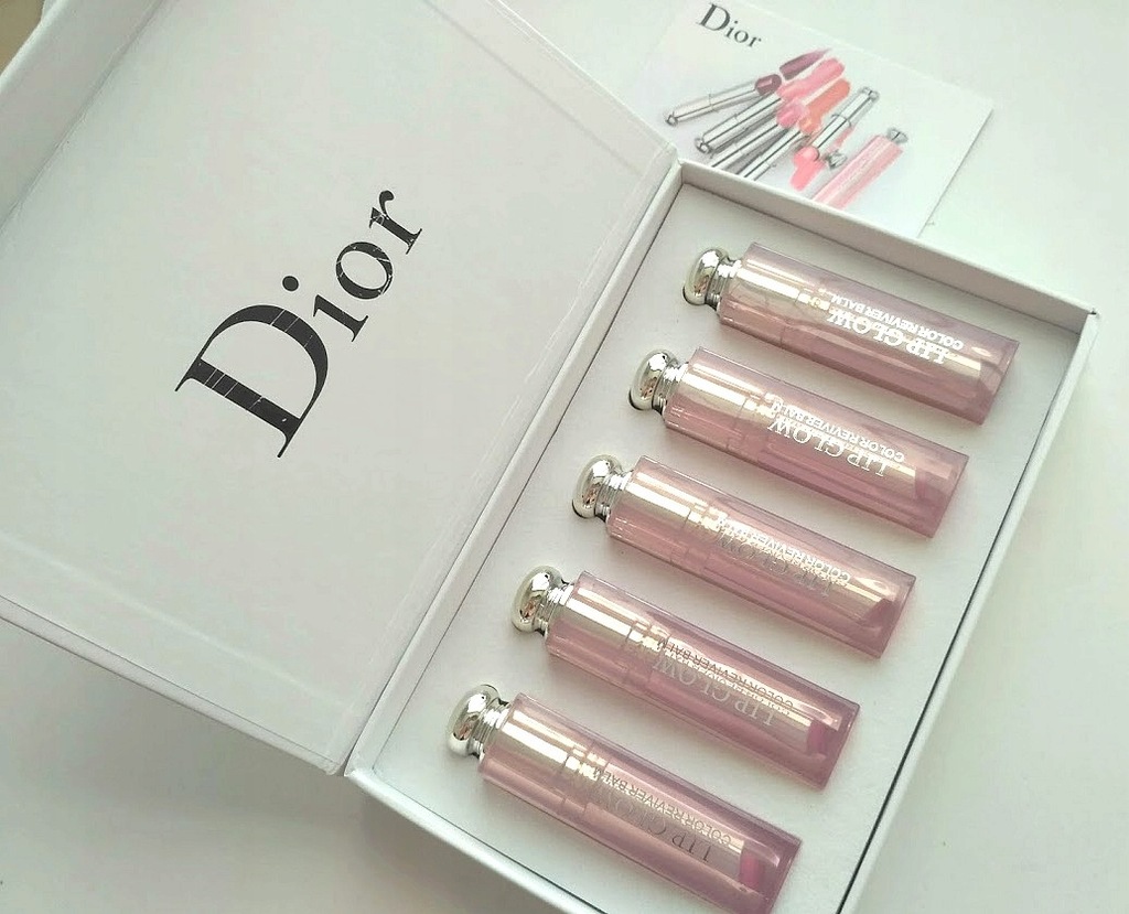 DIOR ZESTAW 5 BŁYSZCZYKÓW DIOR ADDICT LIP GLOW - 7664051958 - oficjalne  archiwum Allegro