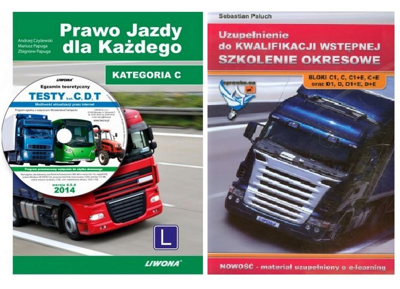 PRAWO JAZDY kat. C TIR kurs KWALIFIKACJE testy HIT