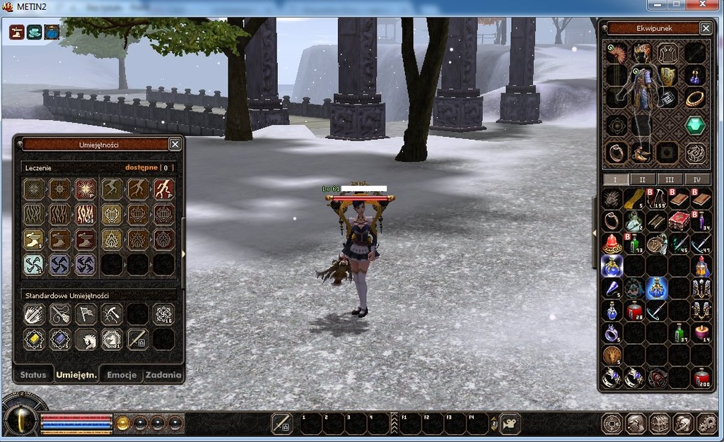 SZAMAN HEALER 61 PRO PVP+ PRO EQ 10l NEGROS METIN2