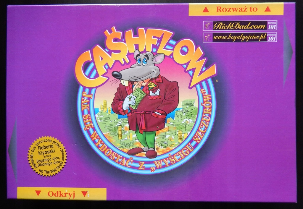 gra planszowa CASHFLOW 101 bogaty ojciec Kiyosaki