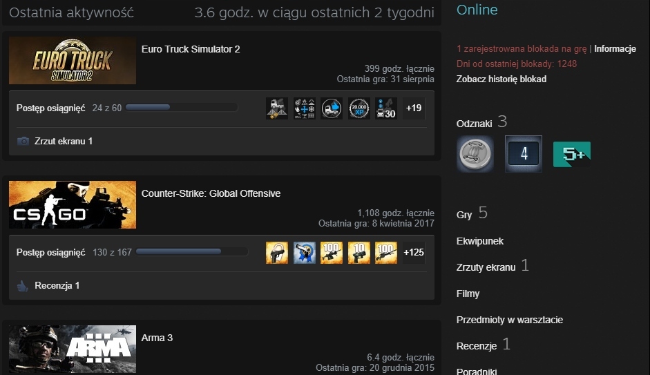 Sprzedam konto Steam
