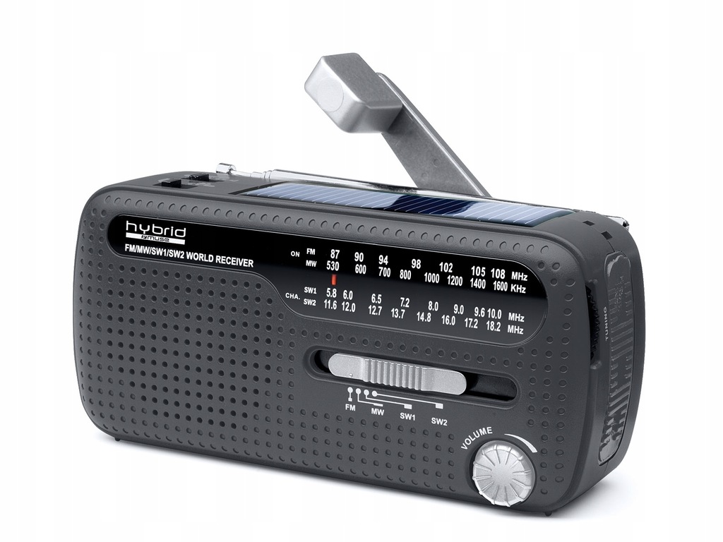Radio solarne Muse mp3 latarka powerbank survival