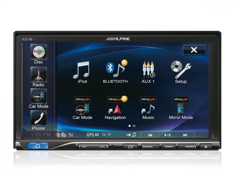 RADIO SAMOCHODOWE ALPINE ICS-X8 SPRAWNE!!