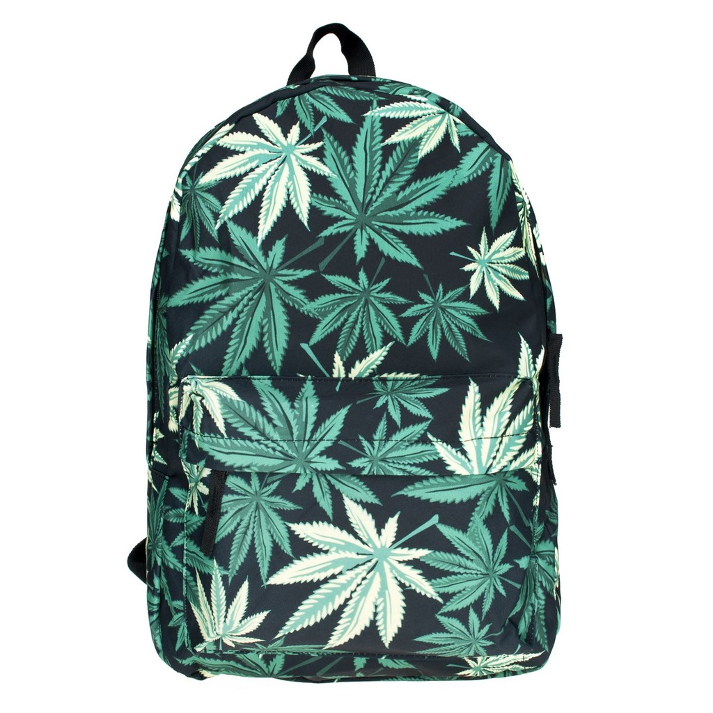 Plecak Tornister Szkolny Marihuana Black Weed