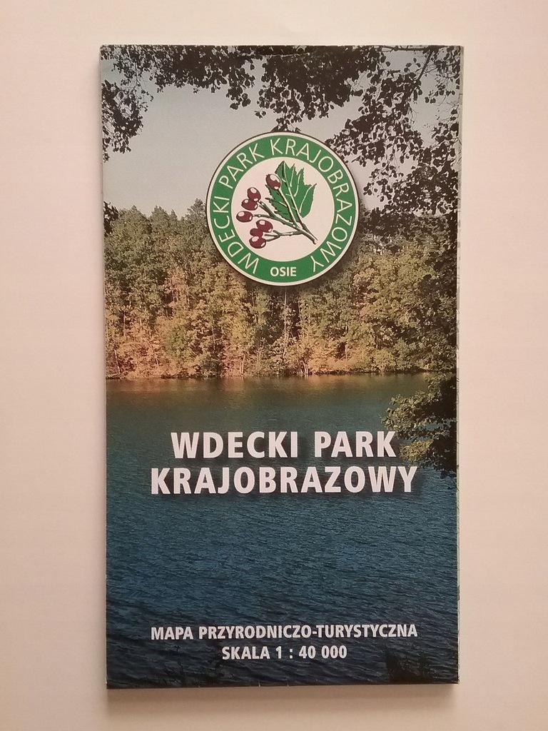 Wdecki Park Krajobrazowy,Mapa Przyrodniczo-Turyst.