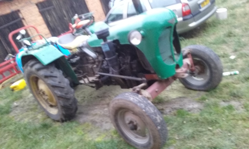 Ursus c-328 zarej + rozsiewacz + opryskiwacz