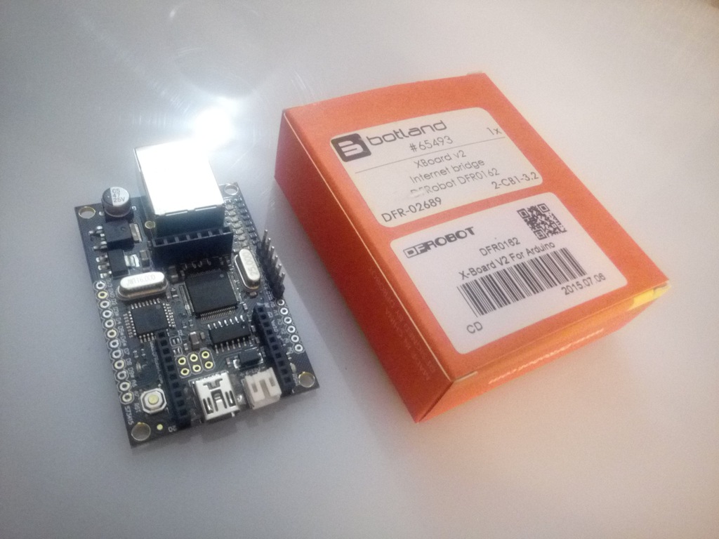 XBoard V2 Arduino ATMega328 W5100 ETHERNET