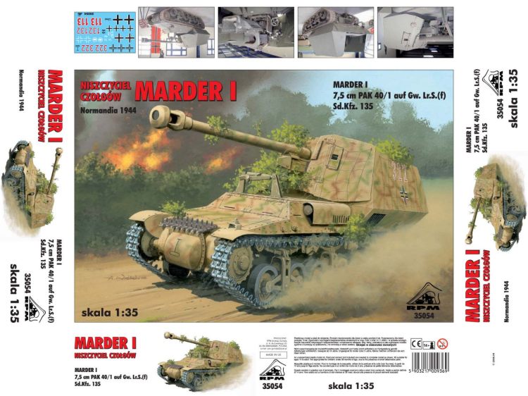 MARDER I Sd.Kfz 135/1 - NORMANDIA 1944 RPM 1/35
