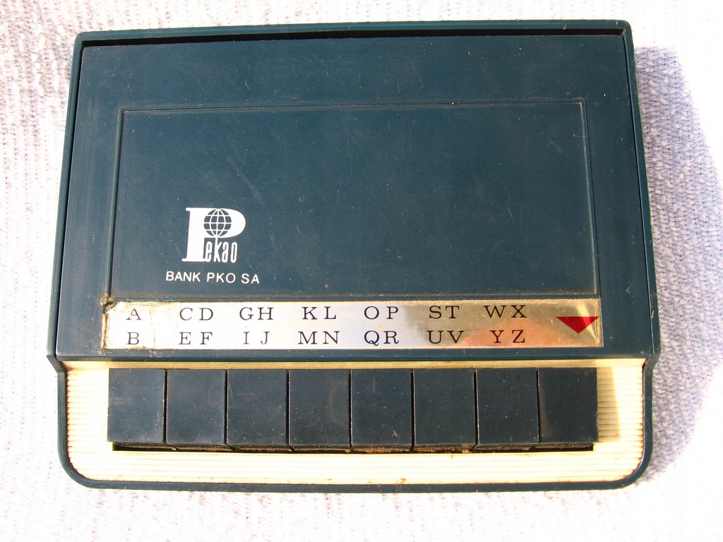 BANK PKO SA TELEMATIC TELEPHONE INDEX UNIKAT !