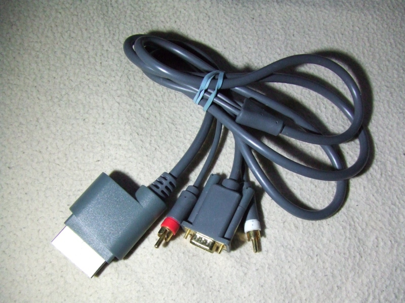 kabel XBOX 360 VGA D-SUB do monitora