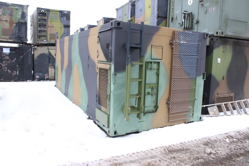 WOJSKOWY KONTENER BUDOWLANY 6 x 2,36 x 2,1 m